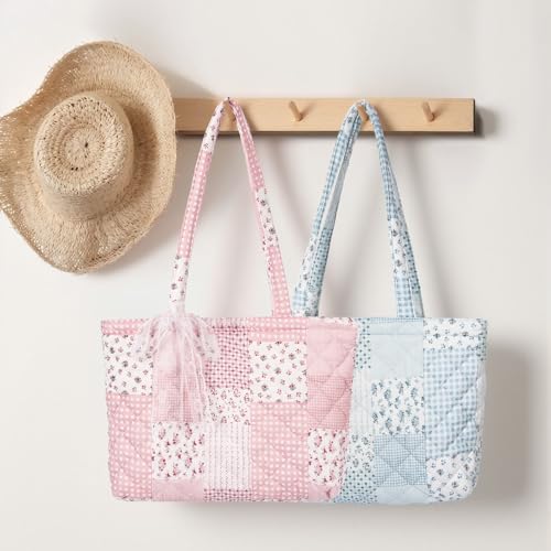 Bolso Tote Pequeño Acolchado para Mujer, Ligero miniatura 3