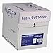 Prepunched Paper Alliance Laser Cut Sheet 19 Hole GBC Side Punch 8.5 x 11, 92 Bright, 20 LB. 2,500 Sheets