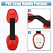 X AUTOHAUX 2pcs Universal PVC Strap Handle Patches Carry Grab Handle for Paddle Board Inflatable Boats Canoe Kayak Seat Strap Handle Red