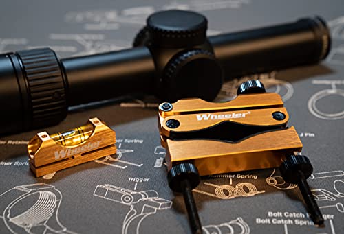 Wheeler Engineering Professional Reticle Leveling System with Heavy-Duty Construction, Universal Design and Storage Case for Gunsmithing and Maintenance, Bronze/Black - Image 6