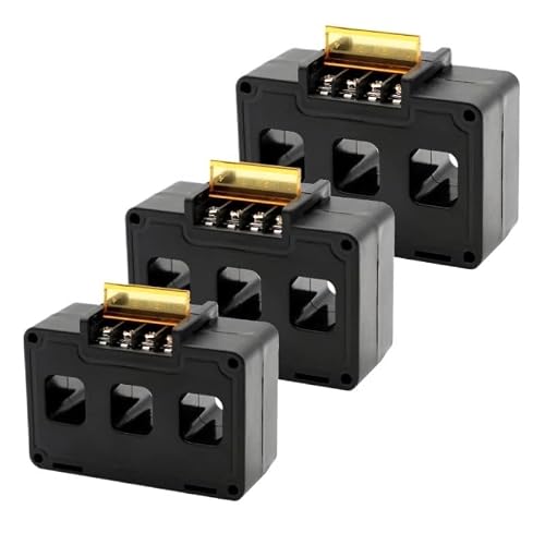 Image of CT5 three phase current transformer 50/5A 100/5A 200/5A 300/5A 3 IN 1 ac sensor CT working with CM1 MCCB(CT5-100,200 5A)