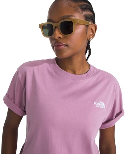 Image of THE NORTH FACE Women's Evolution Simple Dome Relaxed Short-sleeve Tee | Cotton T-shirt With Classic Embroidered Logo
