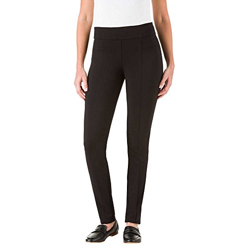 Hilary Radley Women's Narrow Leg Stretch Pull-on Slim Fit Ponte Pant