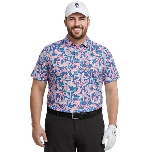 IZOD Men's Big and Tall Swingflex Elite Short Sleeve Golf Polo
