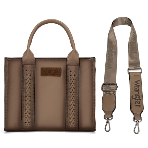Image of Wrangler Tote Bag for Women Designer Satchel Handbags Top-handle Purses with Strap