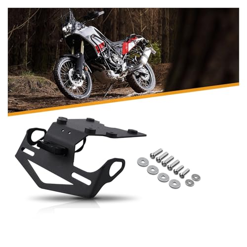 Support de plaque Tenere 700 anti-casse avec éclairage LED moto - 3
