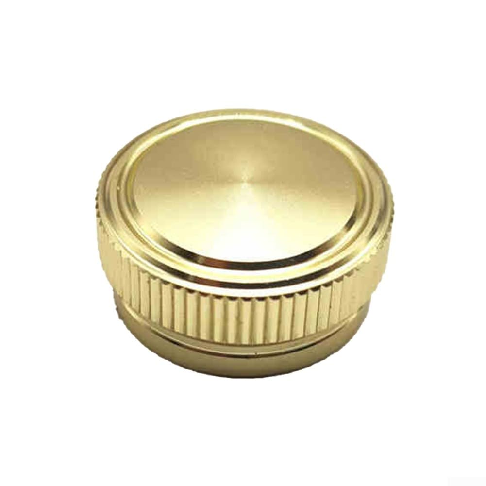 Mechanical Brake Knob for Baitcaster, Spool Tension Adjustment Knob for Fishing Reel Replacement Part, Aluminum Alloy Reel Spool Control Knob, Lightweight, Compatible with S FOR(for CHAMPAGNE gold)