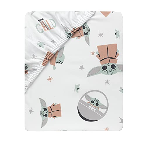 Lambs & Ivy Star Wars Mandalorian The Child/Baby Yoda/Grogu Fitted Crib Sheet #TOP2