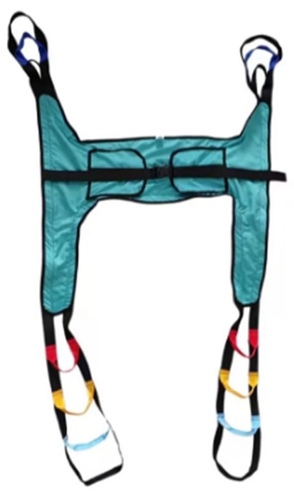 Harnais De Levage du Patient avec Support De Tête, Harnais Corps Entier De Commode Ceinture De Transfert Lève-Patient pour Harnais Toilette pour Famille, Hôpital, Maison Retraite