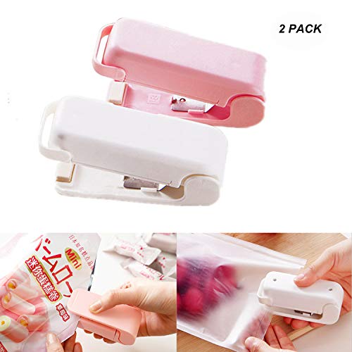 Mini Bag Sealer Portable Handheld Vacuum Sealer 2 in 1 Heat Sealer