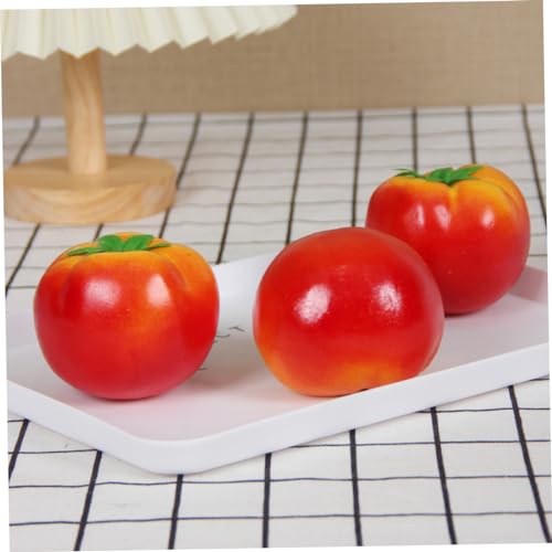 Evite el deterioro en vitrinas con el tomate modelo vegetal realista de espuma roja 5
