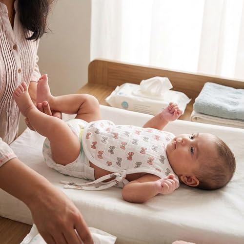 Image of TWC Organic Cotton Muslin Jhablas for Newborn Baby Boy and Girl | Unisex Baby Vest, Soft & Breathable All-Season Wear