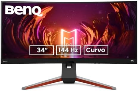 Amazon.com: BenQ MOBIUZ EX3410R Curved Gaming Monitor 34