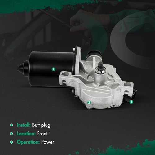 Image of SCITOO Windshield Wiper Motor Compatible for Chevrolet for Silverado 1500 | Direct fit for 2019-2022 For Chevrolet For Silverado 1500|Replaces OE 84339745;84497548|5 Pins|Fit for Front Wiper Motor