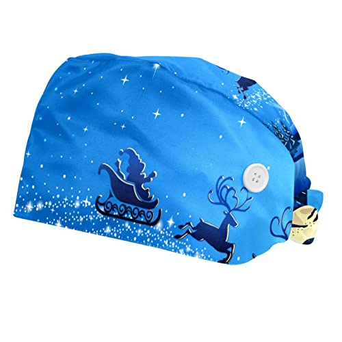 Chapeaux de travail cerfs volants de Noël casquette unisexe