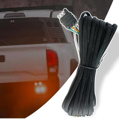 Extensión de cableado del remolque con manga de nylon resistente al desgaste 3