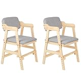 SPACIEUX ET CONFORTABLE : Taille du siège de 41 x 41 cm. maintenez facilement un environnement d'apprentissage propre et confortable avec le coussin en lin amovible et lavable. Respirant et durable, il assure un confort d'assise prolongé