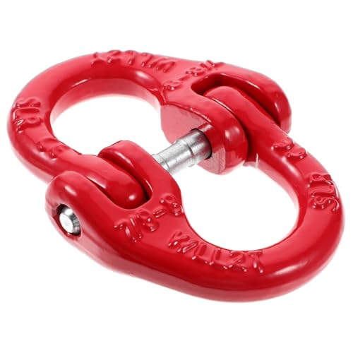 Conector de acero SEWACC con enlace doble de seguridad para cadena de elevación industrial