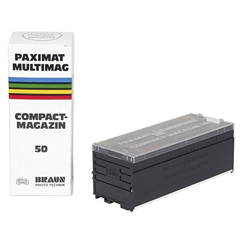 Braun Compact Slide Tray for The Novamat M330 Viewer/Projector, Holds 50 Slides up to 2mm Thick.