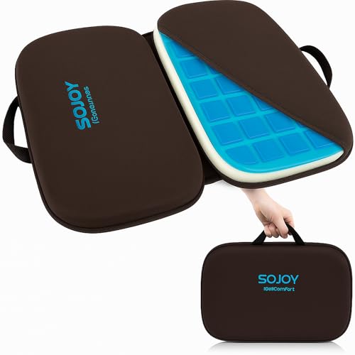 iGelComfort 3 in 1 Foldable Gel Seat Cushion Featured with Memory Foam A Must-Have Travel Cushion! Smart Easy Travel Cushion Size: 18.5 x 15 x 2 product thumbnail 11