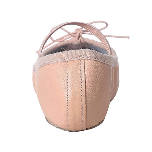 Linodes Leather Ballet Shoes/Ballet Slippers/Dance Shoes (Toddler/Little/Big Kid/Women)3