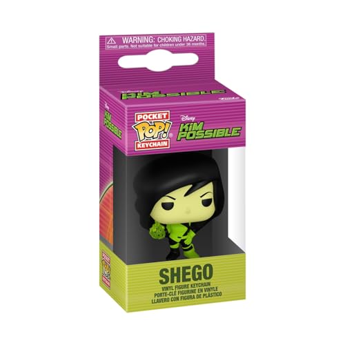 Image of Funko Pop Keychain: Kim Possible: Shego - Collectable Vinyl Figure - Gift Idea - Official Merchandise - Toys for Kids & Adults - Cartoon /Animation Fans - Model Figure for Collectors and Display