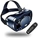 Produktbild VR Brille KAMLE 3D VR Headset - für 3D Filme und Spiele,Video Movie Game Brille 3D VR Brille with Bluetooth Controller,Kompatibel mit 3.5~6 Zoll Smartphones,für iPhone 7 7s /6 6s+,Galaxy S8 S7 etc.
