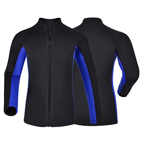 Chaqueta Top de Traje de Neopreno 3mm para Niños y Niñas para Natación y Surf miniatura 7