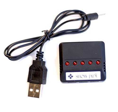 Showjade Tm Upgraded 5 Port/ 5 In 1 3.7V Battery Charger For Syma X5C X5A X5/Hubsan X4/Wltoys Jxd #TOP3
