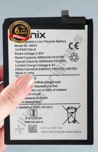 Image of Original BL 48DX Battery for Infinix Hot 11 2022 X675 Battery 6 Month Warranty**** (N49)
