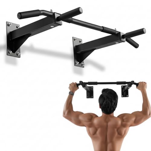 Slovic Pull up Bar for Home Workout [200 KG Load Capacity] | Pull up bar Wall Mounted | Gym Equipment for Home Workout | Pull up bar stand for Men, Women & Kids | Pull up rod for Chin ups
