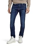 [ジースターロゥ] ジーンズ スリム メンズ ストレッチ ミッドウエスト インディゴ ブルー 3301 Slim Jeans 51001-C619-89_W31/L32