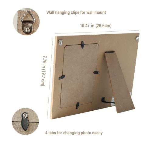 Ylu Yni Best Friend Picture Frame, Wooden Wall Décor, Holds 4 X 6 Inch Photo, Unique Friend Gifts For Women, Birthday, Graduation, Long Distance Friendship, Going Away Gifts For Best Friends, Bff #TOP2