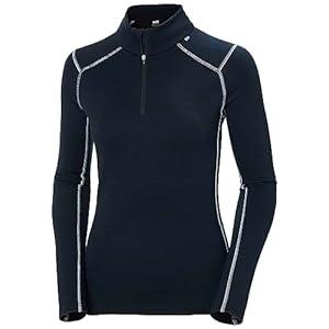 Helly Hansen Women’s W LIFA Merino Midw 1/2 Zip Baselayer Jacket (Pack of 1)