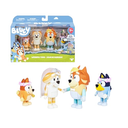 Ya en mundofriki.es: Bluey Pack 4 Figuras, Special Set, Figuras Articuladas Amigos Preparados para IR de Aventuras, Muñecos de la Serie Infantil, Juguetes Exclusivos, Famosa (BLYA0100)