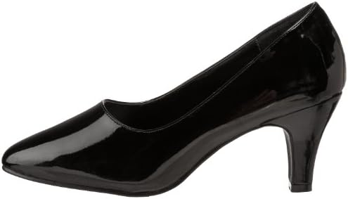 Pleaser Women's Divine-420W Pump,Black Patent,14 M US | Image 6