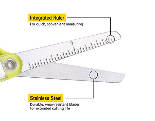 Stanley 5” Kids Scissors, Blunt Tip, Safety, Comfortable, For Left And Right Handed Use, For Office School Student Crafts, Assorted Colors, 8 Pack #TOP2