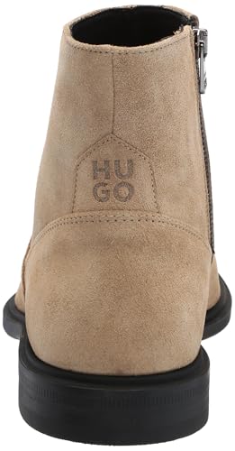HUGO Men's Suede Side Zip Chelsea Boot3