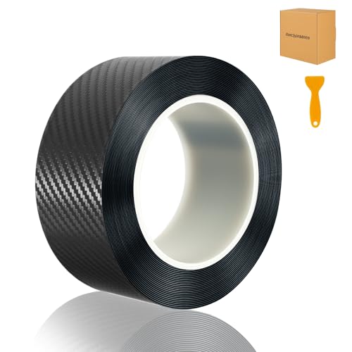 Aochinmoto Upgraded Carbon Fiber Wrap,Door Sill Protector, Car Door Protector Edge Guards,Vinyl Wrap,Paint Protection Film for Cars,Truck,SUV,Motorcycle (2In x 33Ft)