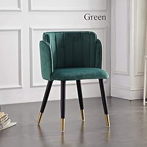 n/a Bois Moderne Famille Chambre Étude Salon Solide Salle à Manger Salle Applicable Chaise Bureau Café Lumière Réunion (Color : Green)