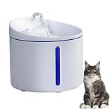Smart Pet Water Fountain, Automatic Cat Water Fountain with Filter, 1L Automatic Ultra Silent Removable Cat Water Dispenser for Cats and Small Dogs