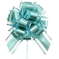 15 Fiocchi Regalo Automatici In Organza – 15,2 Cm – Colore Argento – Perfetti Per Confezioni Regalo, Cesti E Decorazioni Feste