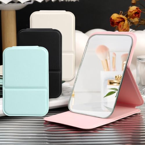 Espejos portátiles plegables 4 piezas mini compactos