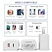 3Pack USB C Charger Block, iGENJUN 20W Dual Port QC + PD 3.0 Power Adapter Wall Charger Fast Plug Charging Brick for Phone 17/16/15/14/13 Pro, Pixel, Samsung Galaxy - White