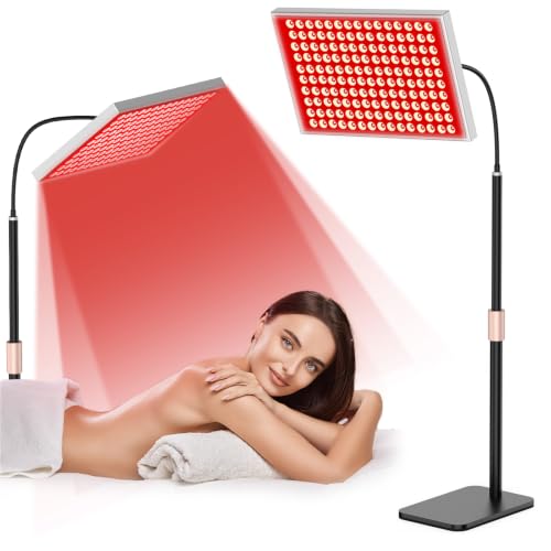 Red Light Therapy for Body Face, Infrared Light Therapy Panel Lamp with Stand, 660nm and 850nm Near...