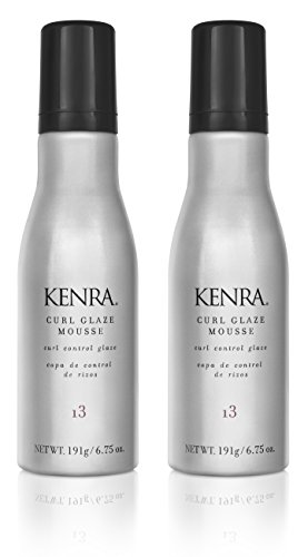 Kenra Professional Curl Glaze Mousse 13 | Curl Control Glaze | Provides Frizz Control & Humidity Resistance | All Hair Types | 6.75 oz (2-Pack)