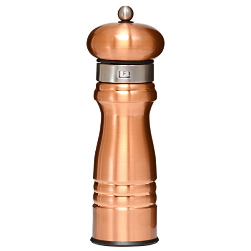 William Bounds Professional 8 inch Mill - Heavy Metal Salt Grinder - Copper