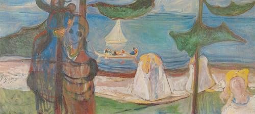 Tableaux peinture sur toile d'Edvard Munch Jour d'été 60x90cm