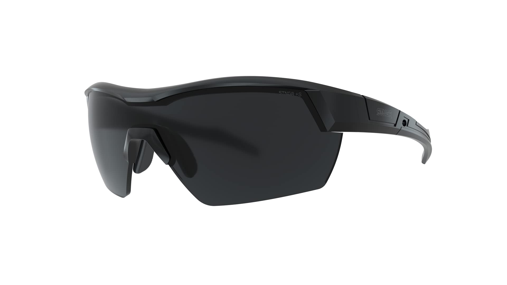 STNGR Lo-Drag Tactical Ballistic Outdoor & Shooting Sunglasses With Smoke & Clear Lenses Included