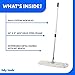 Tidy Tools Commercial Dust Mop – 24 Inch Floor Sweeper for Hardwood, Reusable Cotton Mop Head, Extendable Handle, Dry Mop for Floor Cleaning & Janitorial Supplies